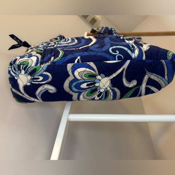 Vera Bradley Floral Blue Tote Bag - Picture 16 of 16